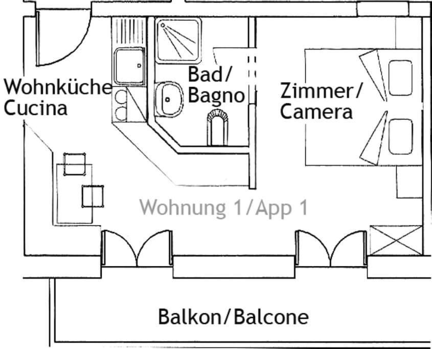 הוילה מלטינה Oberkapillhof חדר תמונה